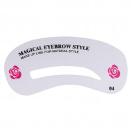 Set Sabloane sprancene, Makeup, Magical Eyebrow, 24 bucati