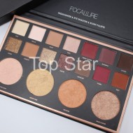 Trusa farduri + iluminator Focallure Highlighter + Eyeshadow + Blush