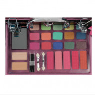 Trusa Machiaj + Geanta depozitare cosmetice Magic Color Makeup Kit Pink Secret