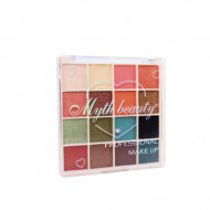 Trusa machiaj paleta farduri de ochi, Myth Beauty, Professional Makeup, 16 culori, 1