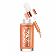 Iluminator lichid Loreal Glow Mon Amour HIghlighting Drops 02 Loving Peach