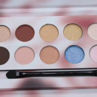 Paleta farduri de ochi, Kiss Beauty Fashion, 10 culori, pensula inclusa