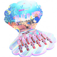 Set 12 rujuri de buze, Iman Of Noble, Nude Matte Lip Gloss, Mermaid