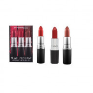 Set 3 Rujuri de buze, MAC Lustre Lipstick, 3