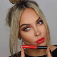 Set ruj de buze si creion contur Technic Lip Kit Matte Nuanta Lady Bird