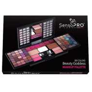 Trusa machiaj multifunctionala, SensoPro, Beauty Goddess, 88 culori