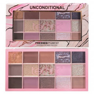 Paleta fard de pleoape, Technic, Pressed Pigment, Unconditional, 15 culori