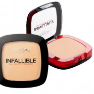 Pudra de fata, Loreal, Infallible 24H Matt Puder, 245 Warm Sand, 9g