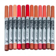 Set 12 creioane de buze Violet 3D Perfect Moisturizing Lipstick Pen