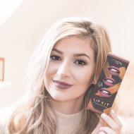 Set ruj de buze + creion contur Loreal X Cheryl Lip Kit Paint It Greige