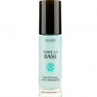Baza de machiaj Matifiere si Anti-Roseata Ingrid, 30 ml