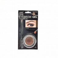 Gel sprancene Ushas Waterproof Eyebrow Gel, 03 Light Brown