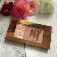 Paleta pudra bronzanta si iluminator Maybelline Bricks Bronzer 01