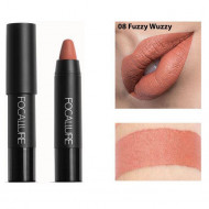 Ruj de buze mat Focallure Lip Crayon 08 Fuzzy Wuzzy