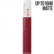 Ruj de buze rezistent la transfer Maybelline Superstay Matte Ink 80 Ruler