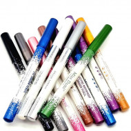 Set 12 creioane ochi waterproof, Miss Demi, Lunga Durata