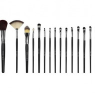 Set 20 Pensule Machiaj, Fraulein38, Black, Borseta inclusa