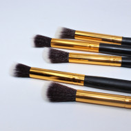Set 5 pensule fard, Makeup, Man Fei, Black