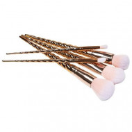 Set 5 pensule machiaj, Makeup, Unicorn, Rose Gold