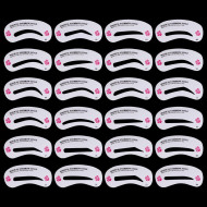 Set Sabloane sprancene, Makeup, Magical Eyebrow, 24 bucati