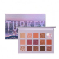 Trusa 15 farduri de pleoape Focallure Go Travel, #4 Hi Turkey