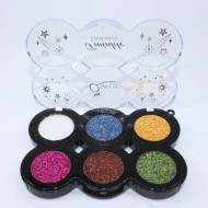 Trusa fard de ochi, Queen, Twinkle Glitter, 01