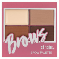 Trusa Fard Sprancene S.F.R Color Brow, pensula inclusa, 02