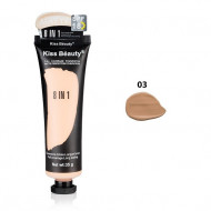 Fond de ten Kiss Beauty 8 in 1 Matte, Nuanta 03