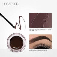 Gel sprancene Brows Cream Nuanta 05 Ebony, Pensula inclusa