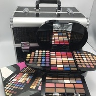 Pachet Cadoul Potrivit: Geanta depozitare cosmetice + trusa machiaj 130 farduri