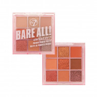 Paleta de farduri, W7, Bare All, Uncovered