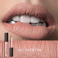 Ruj de buze lichid mat Focallure Ultra Chic Lips, Nuanta 42 Nude Pink