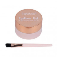 Tus Gel Febble, Eyeliner Gel, Negru, Pensula aplicare inclusa
