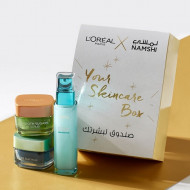 Pachet cadou, Loreal, Skincare Trio, scrub, masca si crema hidratanta