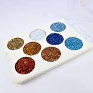 Paleta fard de ochi, Gulflower, Glitter Sequins, 02