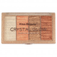 Paleta pudre iluminatoare Kiss Beauty Highlight Palette