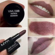 Ruj de buze mat NYX Velvet Matte Lipstick 08 Duchess