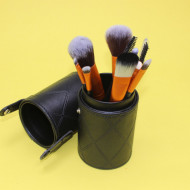 Set 12 Pensule Machiaj, Makeup, Etui Depozitare Negru