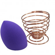 Set Burete Machiaj si Suport Metalic Makeup, Mov