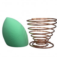 Set Burete Machiaj si Suport Metalic Makeup, Verde