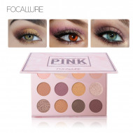 Trusa 12 farduri de pleoape Focallure The Pink Collection