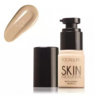 Fond de ten fluid Focallure Skin Evolution SPF15, 02 Porcelain