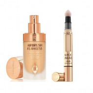 Pachet Charlotte Tilbury : Fond de ten + Corector ten, Nuanta 6