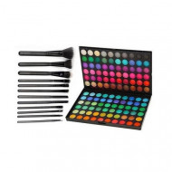 Pachet Promo: Trusa Profesionala Machiaj 120 Culori + Set 12 Pensule Machiaj + Etui Depozitare