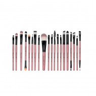 Set 20 pensule machiaj SensoPro, Pink, Husa depozitare inclusa