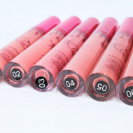 Set 6 rujuri de buze, Kiss Beauty, Matte Liquid Lipstick