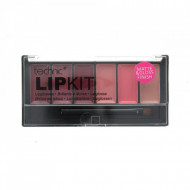 Set 6 rujuri de buze Technic Lip Kit Bare Faced