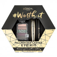 Set cadou 3 produse Loreal Worth It Millionized Lashes Eye Kit
