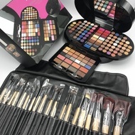 Set cadou: Trusa machiaj 130 farduri + Set Pensule par natural + husa depozitare