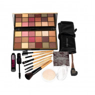 Set Machiaj : Trusa Fard + Pensule + Tus + Pudra Iluminatore + Rimel